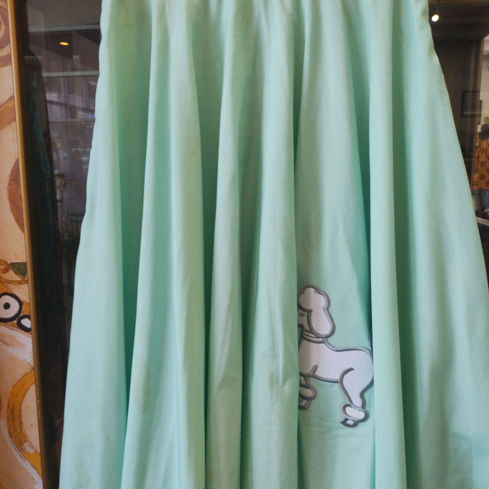 Tailor Vintage Mint Green Midi Skirt